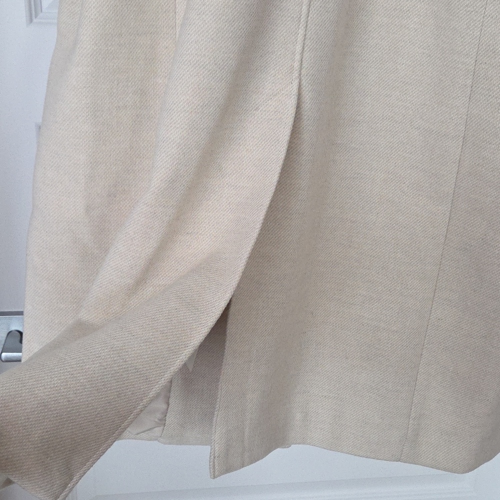 H&M Long Belted Coat, Cream, Size M - Picture 11 of 15